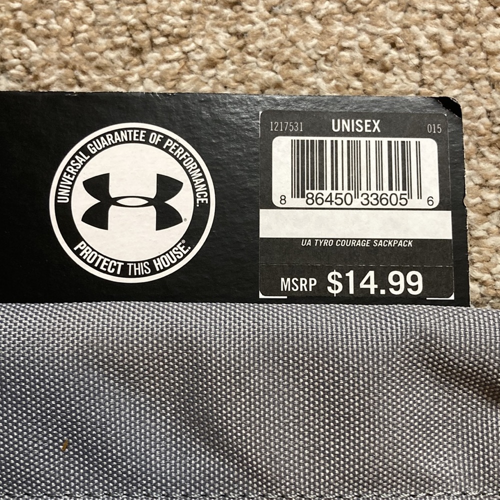 Under Armour Sackpack Cinch Drawstring Bag - image 5